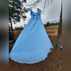 Elegant Light Blue Gown